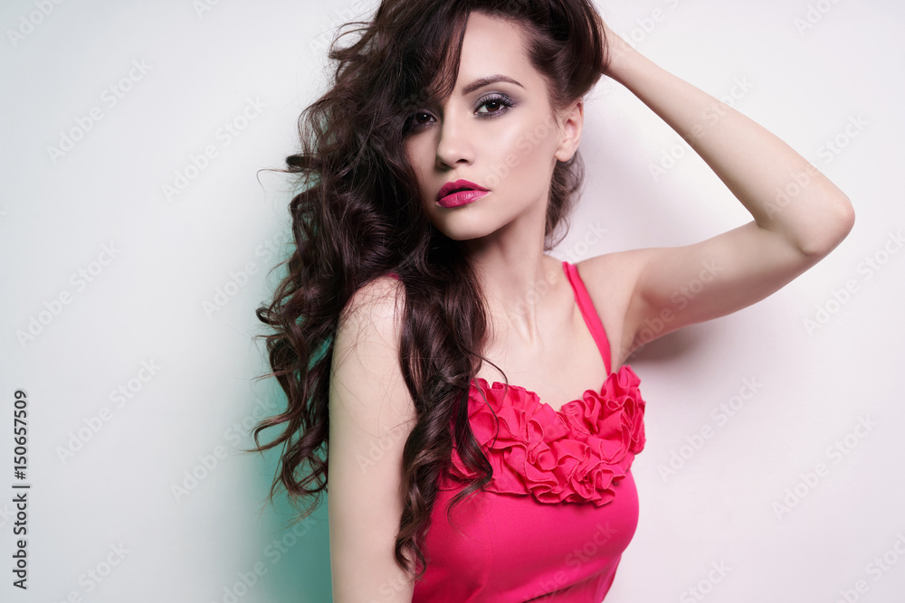 Beautiful brunette woman Beautiful brunette woman