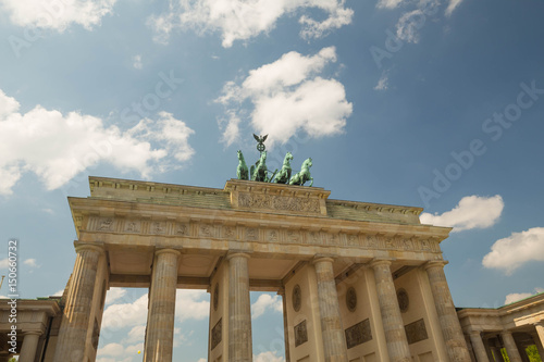 Brandenburg gate in Berlin.