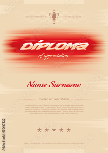 diploma of appreciation