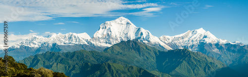 Dhaulagiri Range Panorama photo