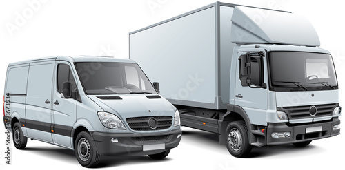 Box truck and light goods vehicle