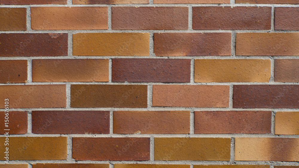Obraz premium Brown brick wall background texture