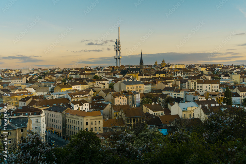 Obraz premium Sunset in Prague