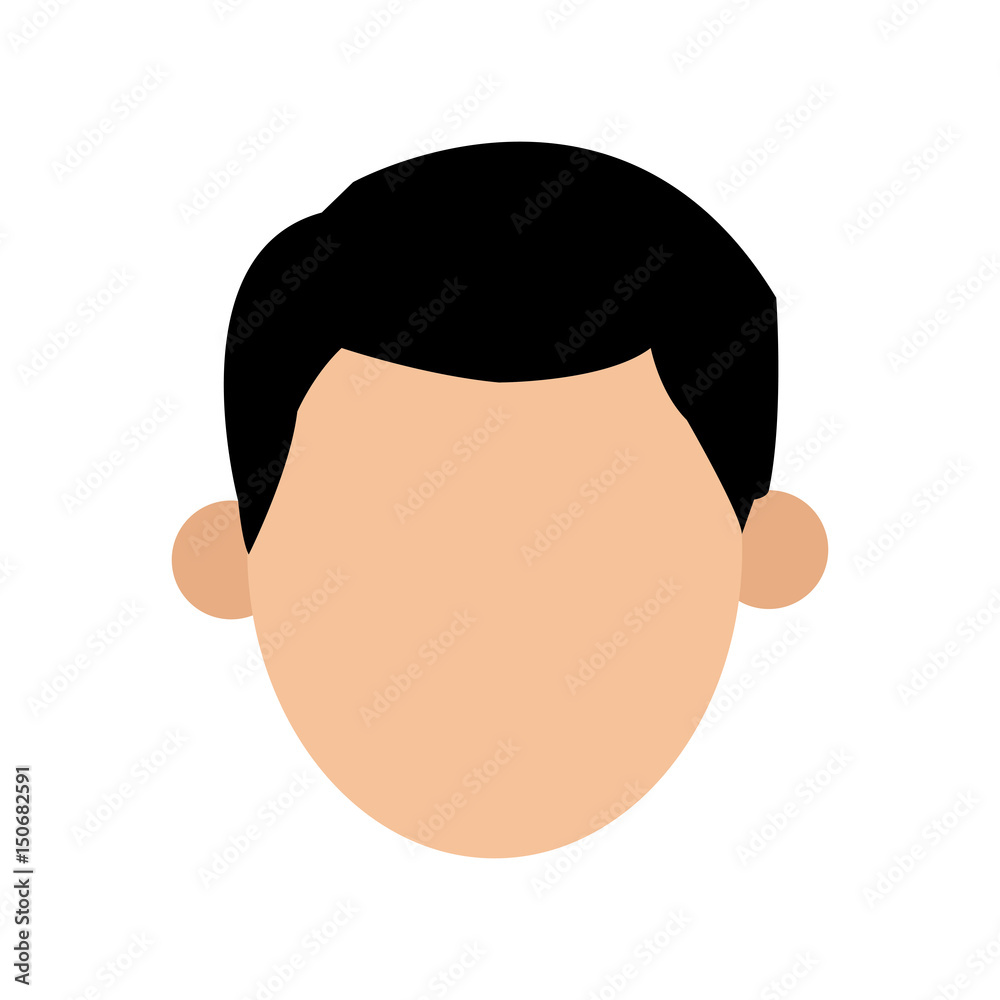 man faceless people character image vector illustration man faceless people character image vector illustration