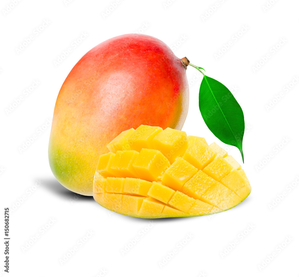 Mango isolated on white