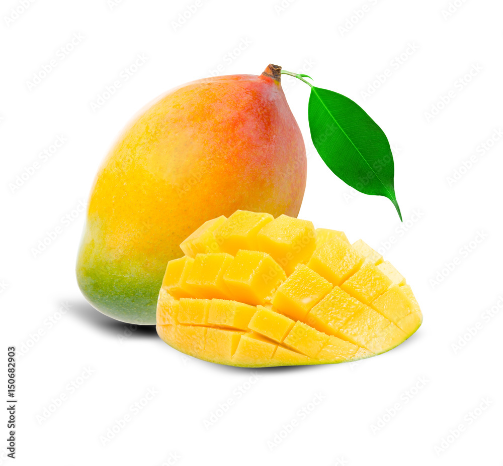 Mango isolated on white Mango isolated on white