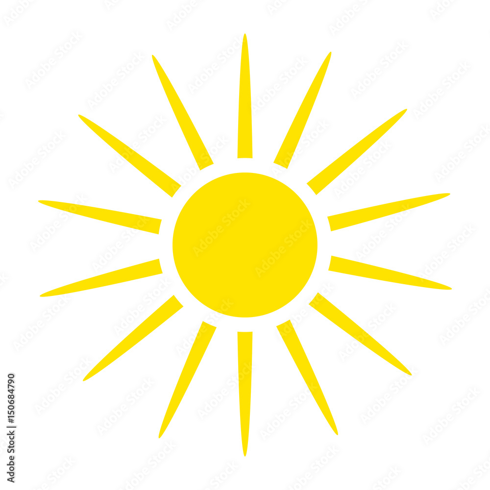 sun vector symbol icon design. Beautiful illustration isolated on white background sun vector symbol icon design. Beautiful illustration isolated on white background