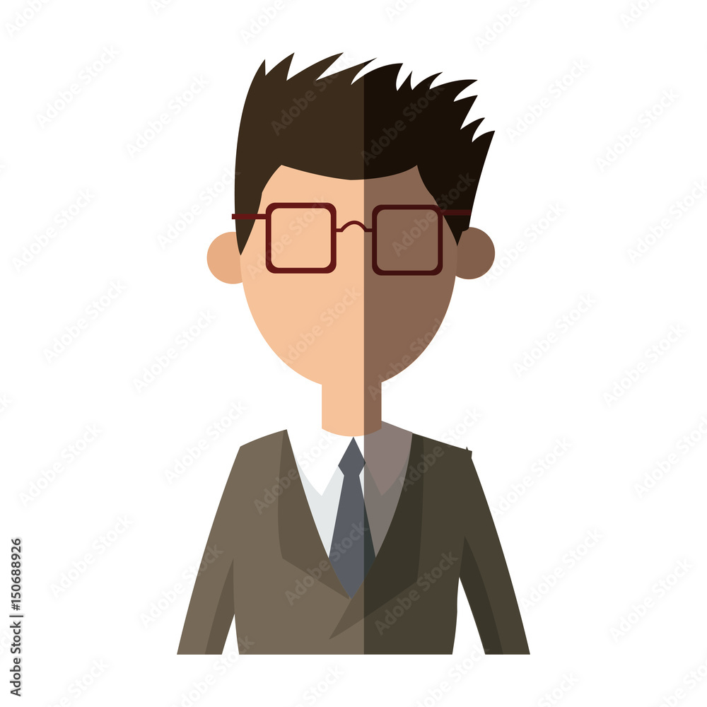 man with suit and glasses image vector illustration man with suit and glasses image vector illustration
