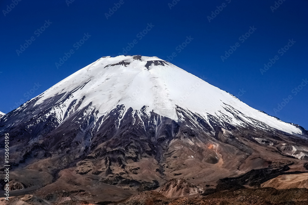 Snowcapped volcano Parinacota