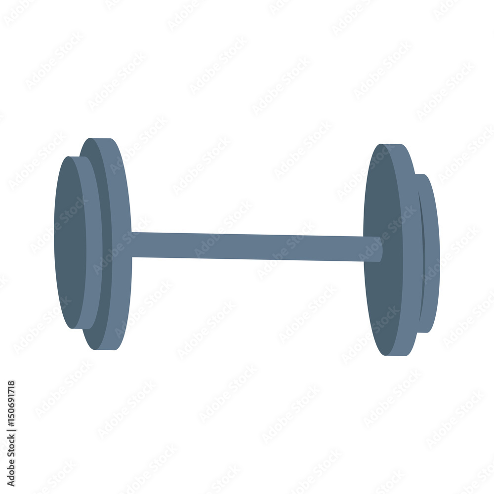 dumbbell weight sport gym icon vector illustration dumbbell weight sport gym icon vector illustration