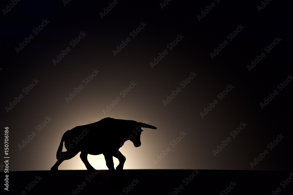 black bull silhouette black bull silhouette