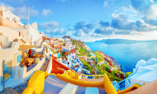 Breathtaking scenery of Oia...