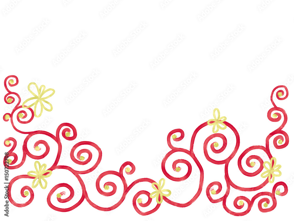 Colorful hand drawn pink bright spring flower frame for greeting card on white background, isolated floral illustration painted by oil color, high quality Colorful hand drawn pink bright spring flower frame for greeting card on white background, isolated floral illustration painted by oil color, high quality