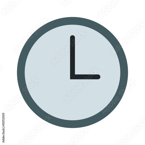 clock time watch break work image vector illustration