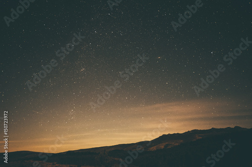 stars over the mountain