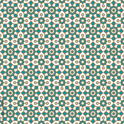 seamless islamic pattern and background vector illustration
