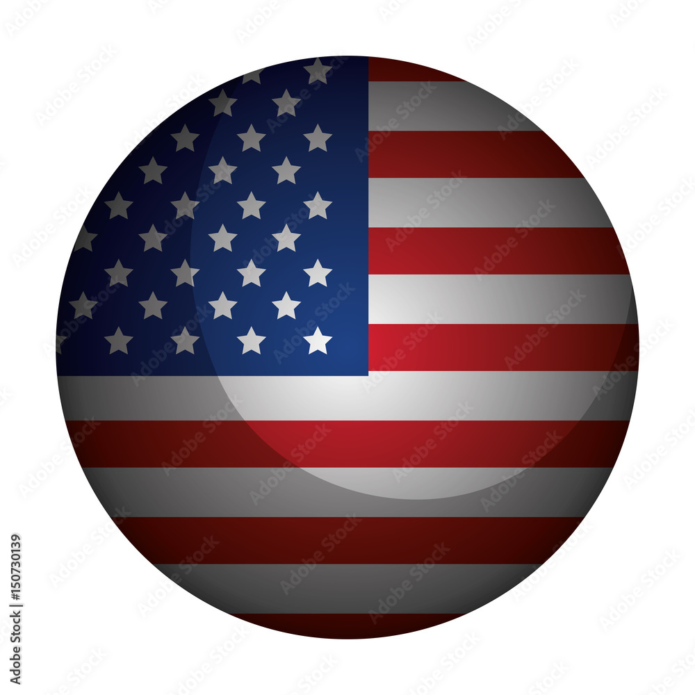 united states of america emblematic seal vector illustration design