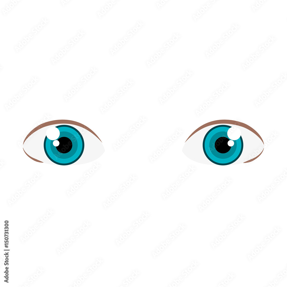 beautiful eyes view icon vector illustration design
