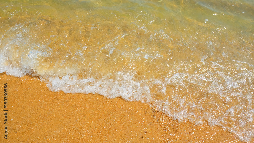 clear Beach, Ocean wave sand beach., Thailand. clear Beach, Ocean wave sand beach., Thailand.