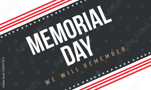 Collection of memorial day background