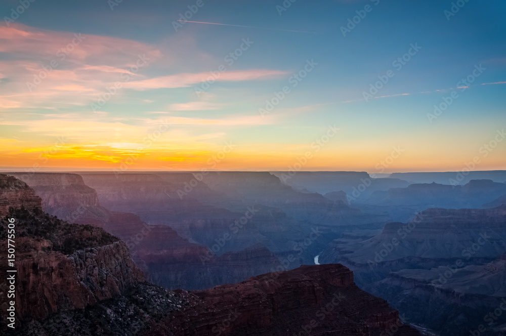 Sunset at Mojave Point - Grand Canyon