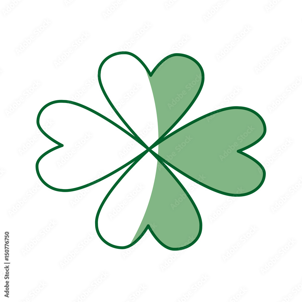 st patricks day celebration four-leaf clover image vector illustration st patricks day celebration four-leaf clover image vector illustration