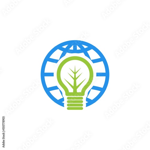 globe bulb logo