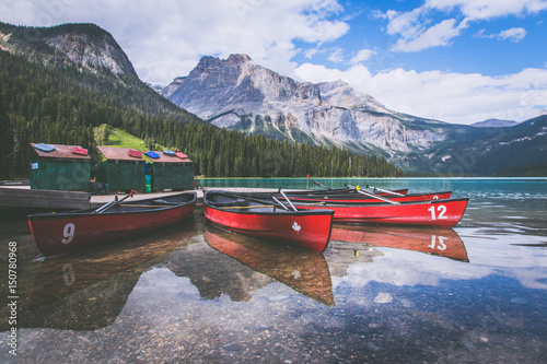 Emerald Lake, Canadian Rockies, Yoho National Park, Alberta, Canada