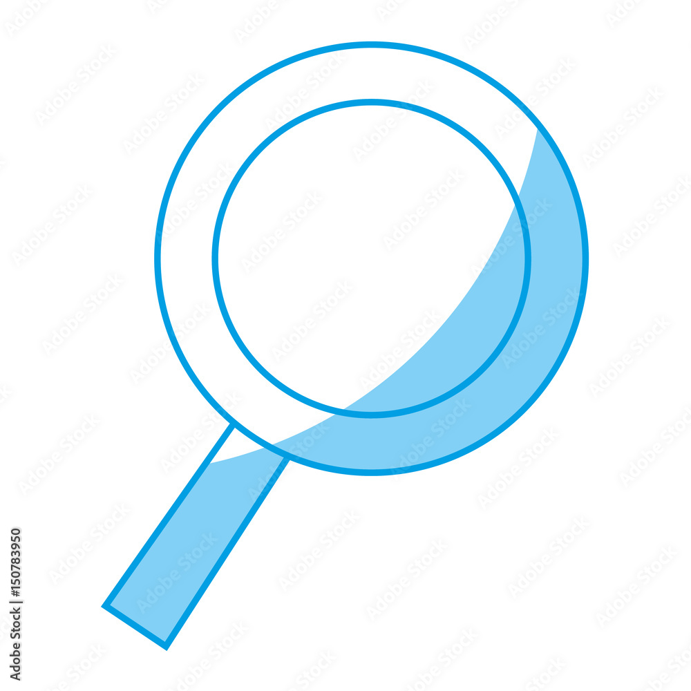 magnifying glass icon over white background. vector illustration magnifying glass icon over white background. vector illustration
