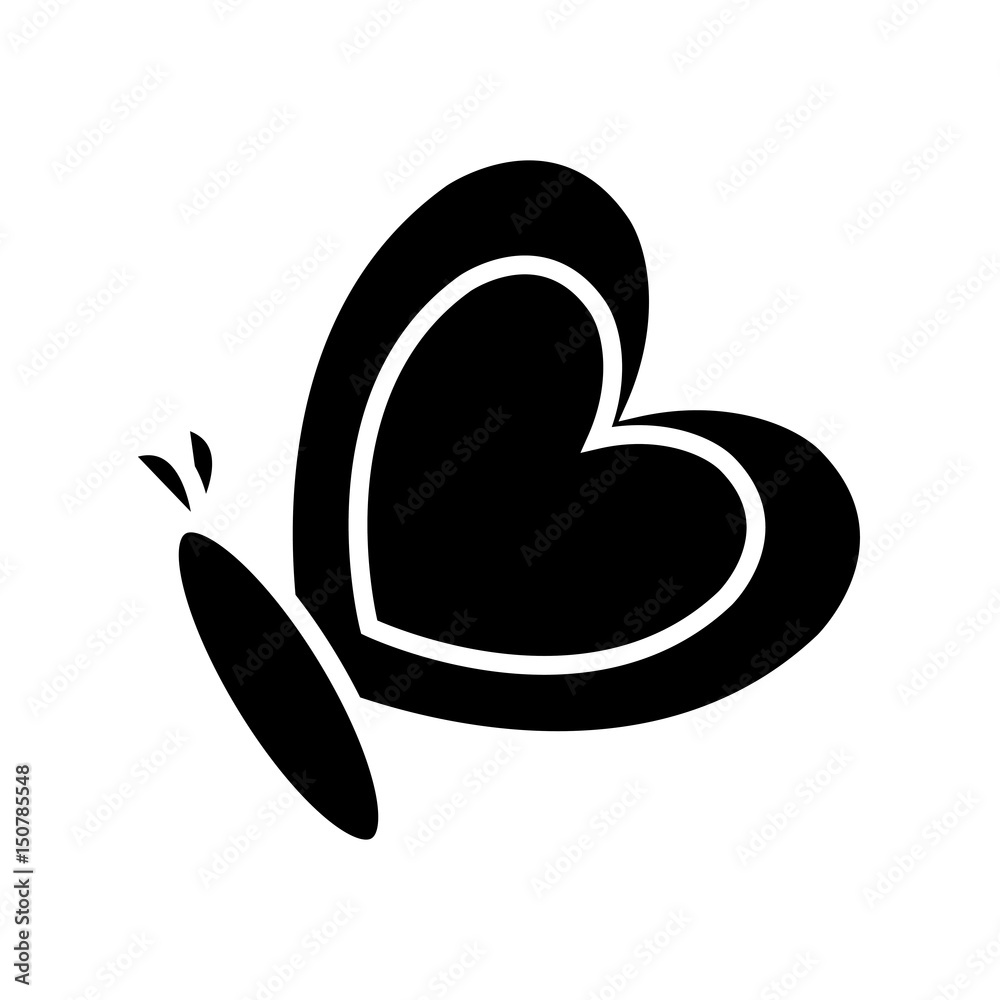 butterfly icon over white background. vector illustration butterfly icon over white background. vector illustration