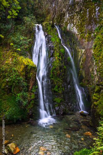 Fraga da Pena waterfall  near the city of Coimbra.Portugal