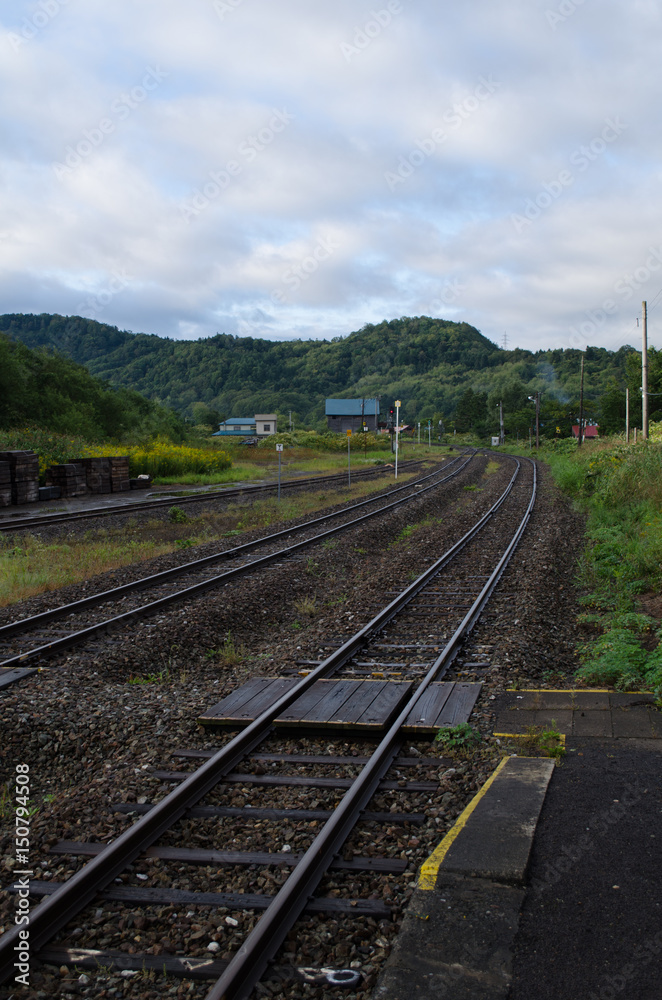 田舎の鉄道