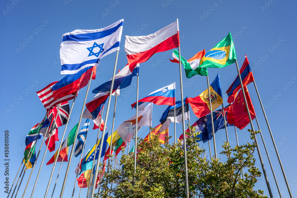 Obraz premium World national flags