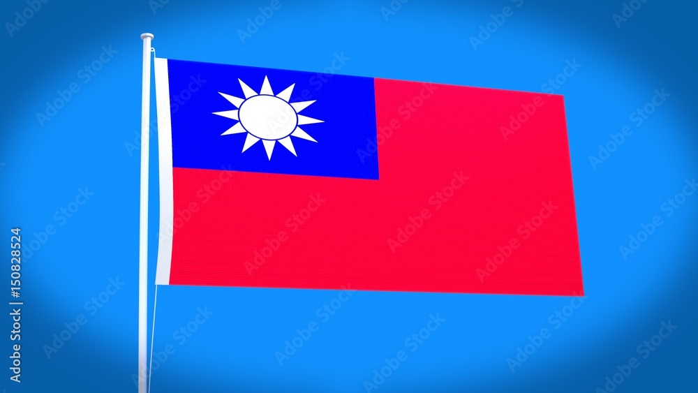 the national flag of Taiwan the national flag of Taiwan