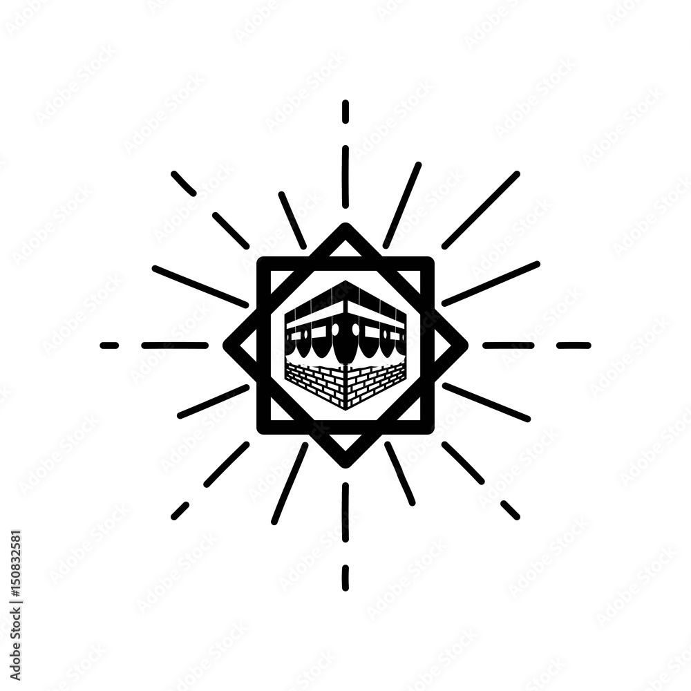 Fototapeta premium Kabaa Logo Icon