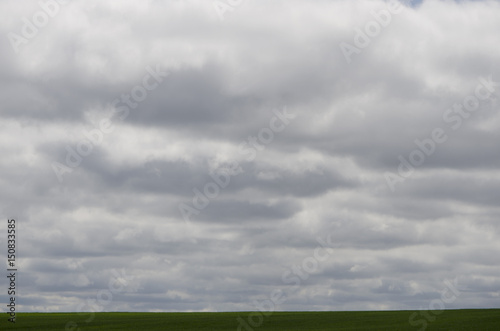 Cloudy sky before the rain