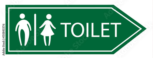 toilet signage vector