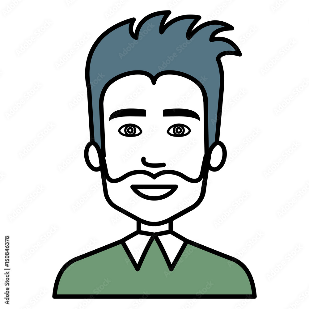 businessman avatar character icon vector illustration design