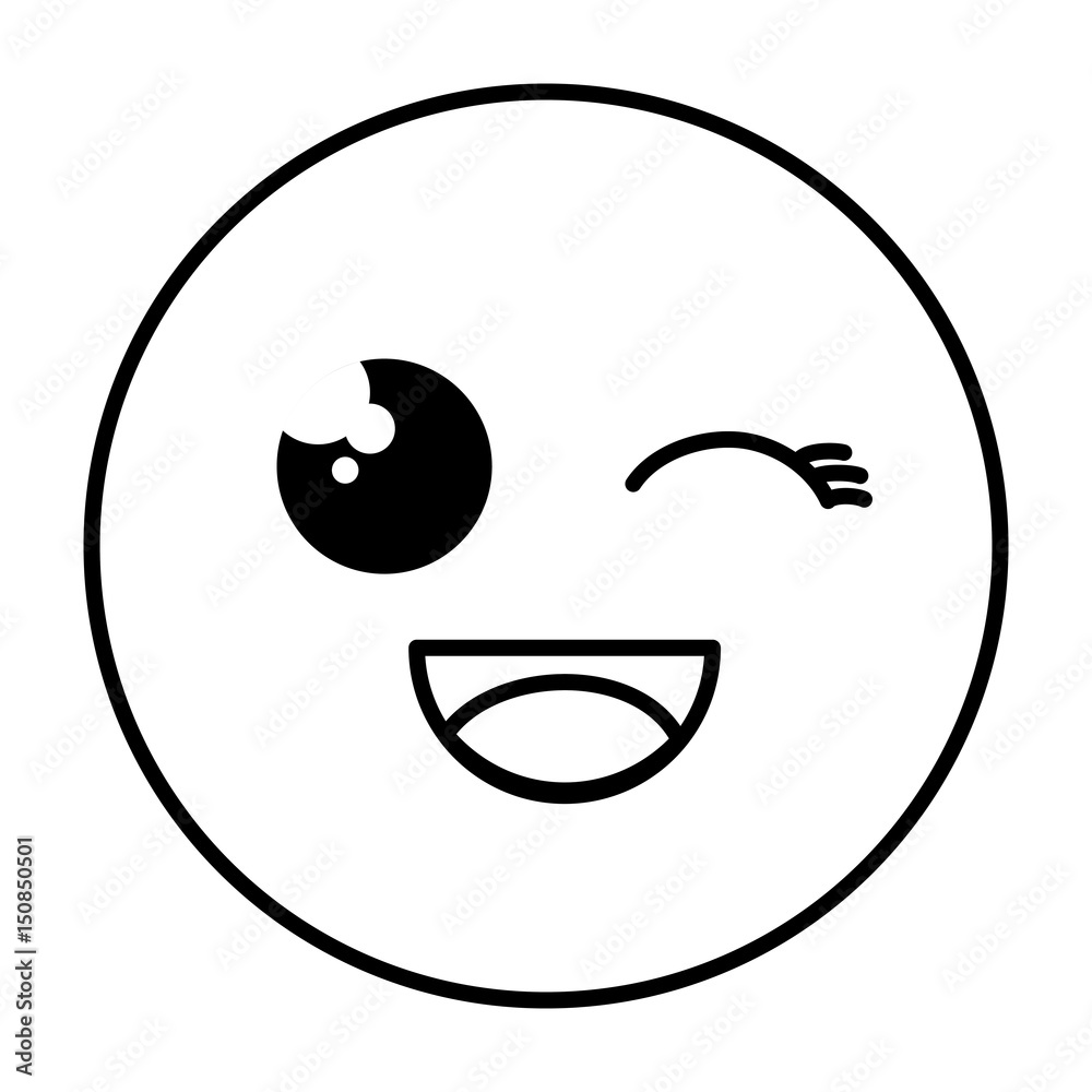 cute face emoticon kawaii character vector illustration design cute face emoticon kawaii character vector illustration design