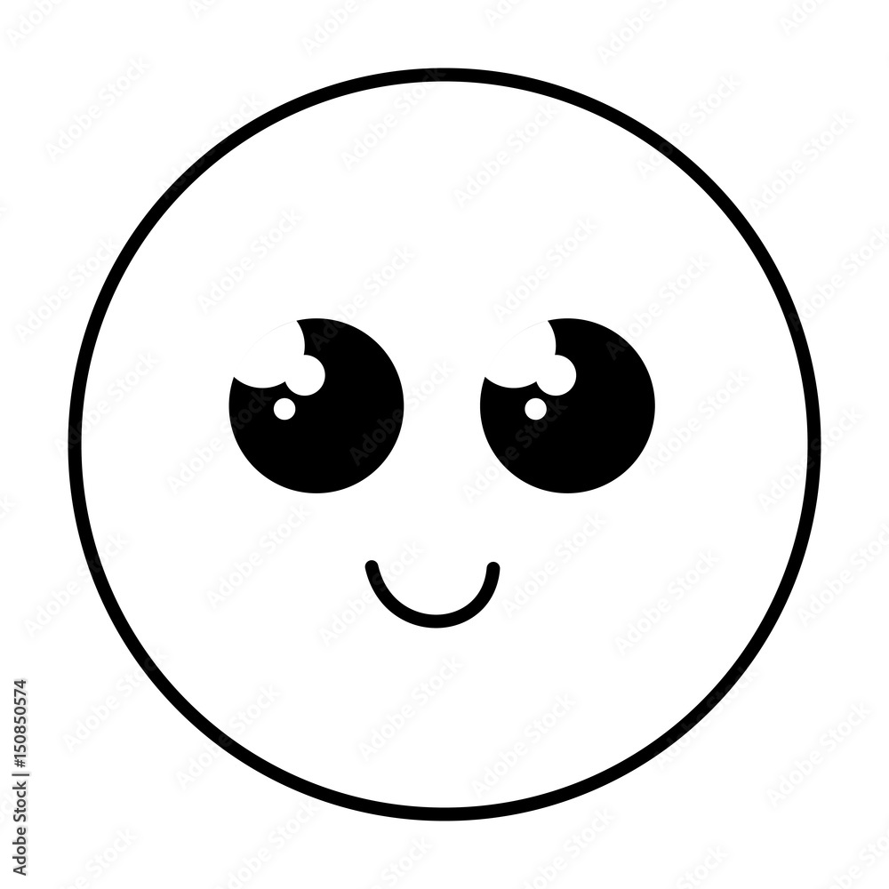 cute face emoticon kawaii character vector illustration design cute face emoticon kawaii character vector illustration design