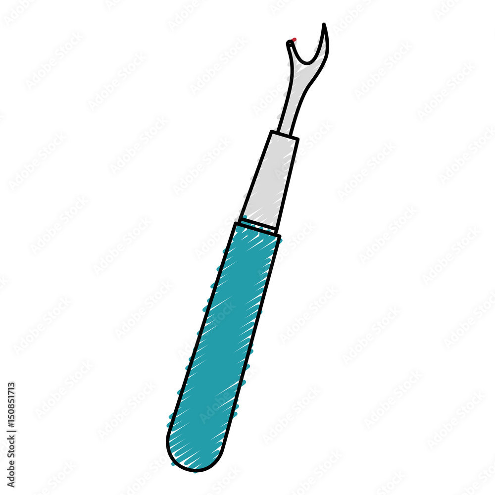 Crochet Hook isolated icon vector illustration design Crochet Hook isolated icon vector illustration design