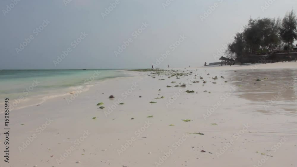 Beach in Nungwi village Beach in Nungwi village