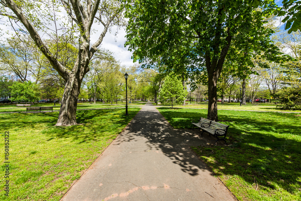 Historic District of Court Street in Wooster Square in New Haven, Connecticut Historic District of Court Street in Wooster Square in New Haven, Connecticut