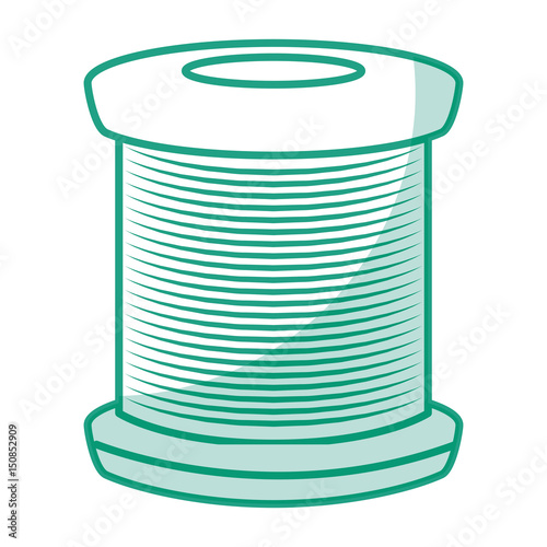 Sewing thread roll icon vector illustration design