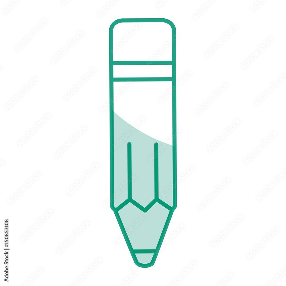 pencil school isolated icon vector illustration design pencil school isolated icon vector illustration design