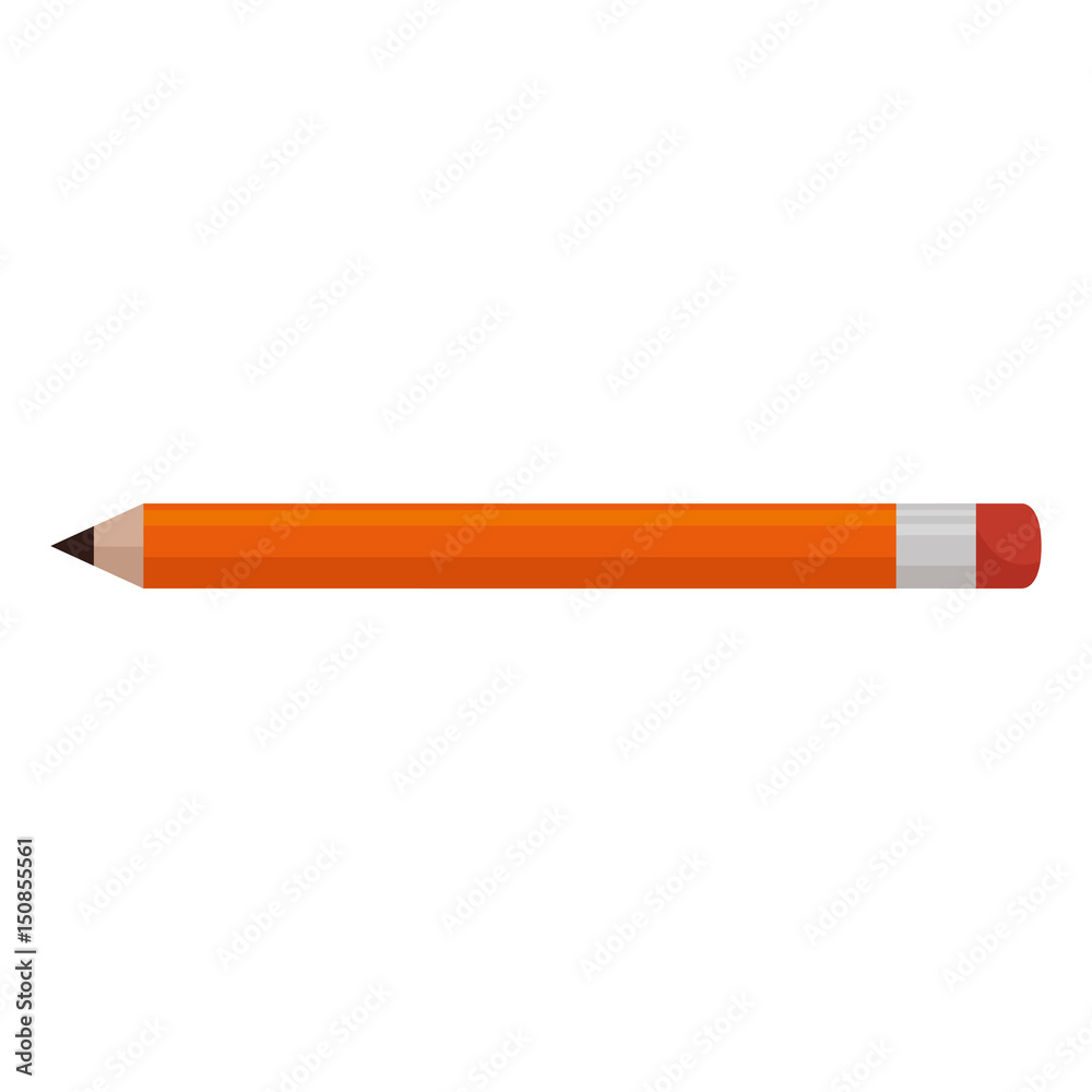 pencil school isolated icon vector illustration design pencil school isolated icon vector illustration design