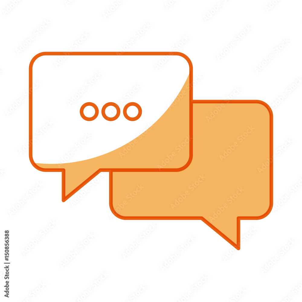 Fototapeta premium bubble speech chat message image vector illustration