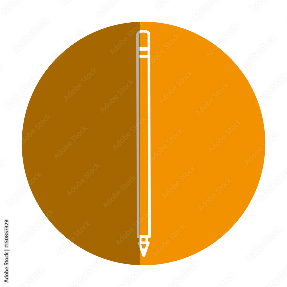 pencil school isolated icon vector illustration design pencil school isolated icon vector illustration design