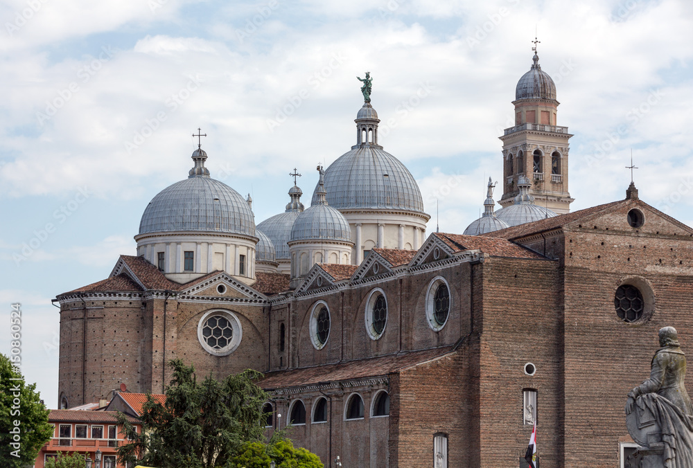 view of the Basilica of Santa Giustina in Padua, Italy view of the Basilica of Santa Giustina in Padua, Italy