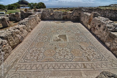 Rovine di Nora. Mosaici romani